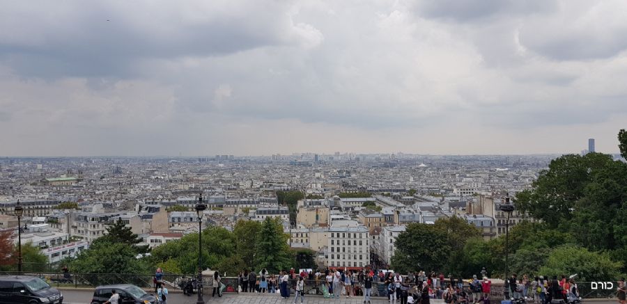 נוף פריזאי מכנסיית הלב הקדוש